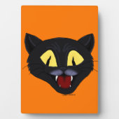 ハロウィン 黒猫 フォトプラーク (正面)
