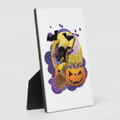ハロウィン 黒猫 フォトプラーク (側面)