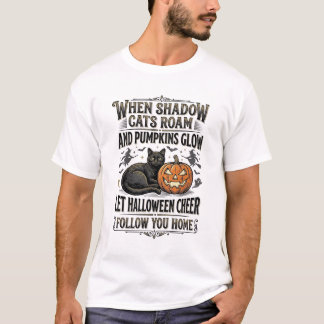 ハロウィン 黒猫 Tシャツ ヴィンテージ パンプキン 彫刻