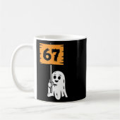 ハロウィン ６－７ ６ ７ メメ グッズ コーヒーマグカップ (左)