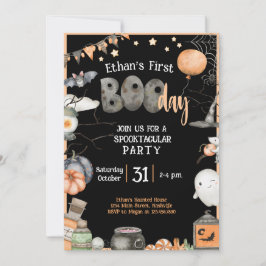 ハロウィン 1歳の誕生日 どんな年齢でも 男の子 女の子 パーティー 招待状