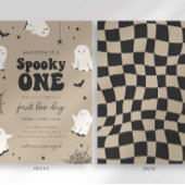 ハロウィン 1歳の誕生日 招待状 初めての「ブー」デイ
