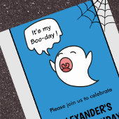 ハロウィン　1歳の誕生日　招待状　10月　リトル 招待状