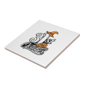 ハロウィン 10月31日 タイポグラフィーTシャツデザイン_1 タイル (側面)