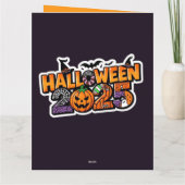 ハロウィン 2025 マジック - 祝祭のカボチャ カード (裏面)