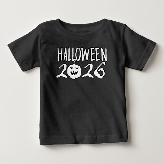 ハロウィン 2026  ベビーTシャツ (正面)
