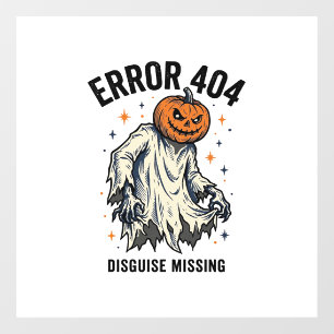 ハロウィン 404 コスチューム パンプキン おばけ エラー デザイン_1 ウィンドウサイン