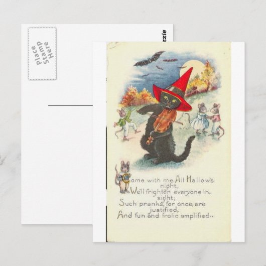 ハロウィン-42 ポストカード (正面/裏面)