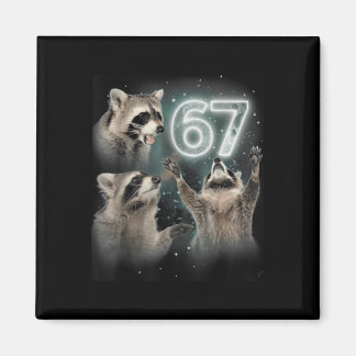 ハロウィン 67 6 7 月に吠えるオオカミ 67 オオカミ  マグネット