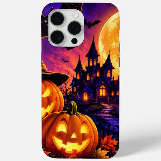 ハロウィン Apple iPhone 15 Pro Max カー Case-Mate iPhoneケース (裏面)