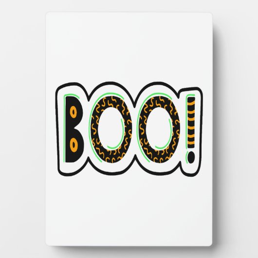 ハロウィン BOO フォトプラーク (正面)