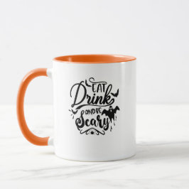 ハロウィン 'Eat Drink & Be Scary'  マグカップ