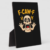 ハロウィン F-Caw-F ドクロ フォトプラーク (側面)