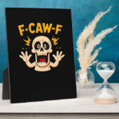 ハロウィン F-Caw-F ドクロ フォトプラーク (側面)
