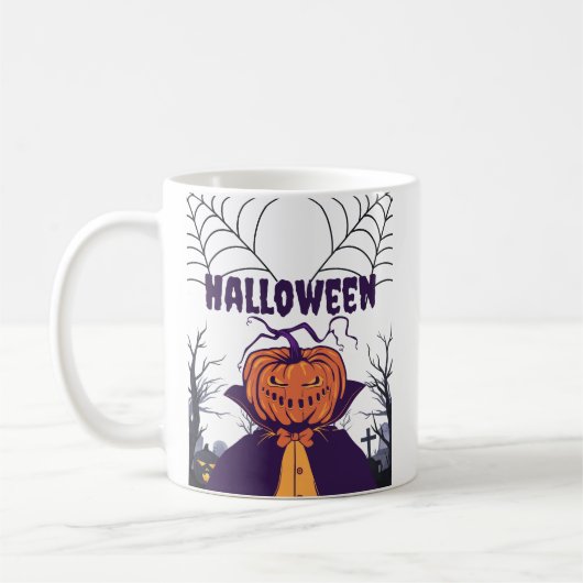 ハロウィン - Halloween_129 コーヒーマグカップ (左)
