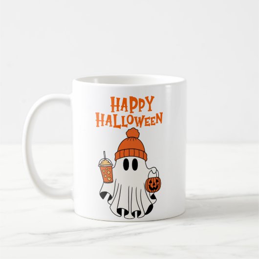 ハロウィン - Halloween_48 コーヒーマグカップ (左)