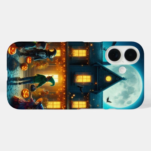 ハロウィン iPhone カバー (裏面 (横))