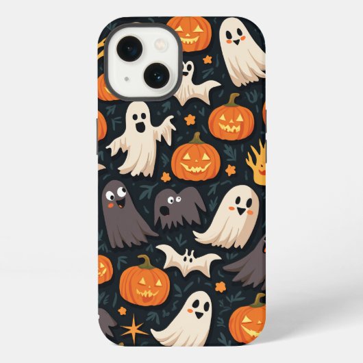 ハロウィン iPhone カーショック iPhoneケース (裏面)