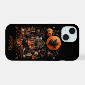 ハロウィン iPhone 15ケース (裏面横)