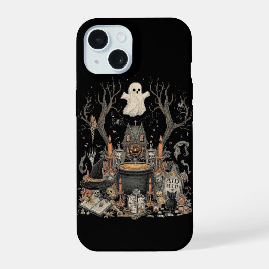 ハロウィン iPhone 15ケース (裏面)