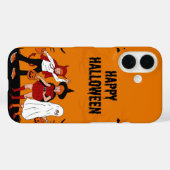 ハロウィン iPhone 16 ケース - カボチャ・おばけ Case-Mate iPhoneケース (裏面 (横))