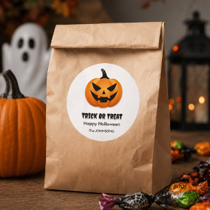 ハロウィン Jack-o'-Lantern – ラウンドシール