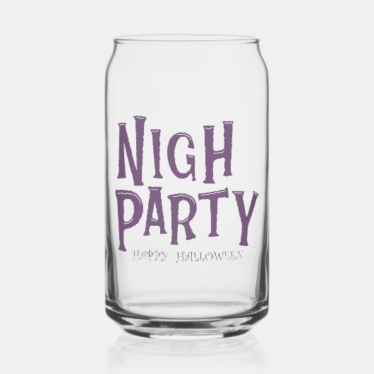 ハロウィン “Night Party” グラス – スプーキーなドリンクウェア (正面)