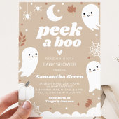 ハロウィン Peek a Boo ベビーシャワー 招待状