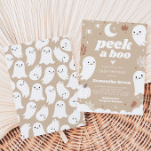 ハロウィン Peek a Boo ベビーシャワー 招待状