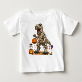 ハロウィン+T+レックス+ミイラ+キッズ ベビーTシャツ