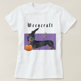 ハロウィン | Weencraft Dachshund おもしろい Witch Tシャツ