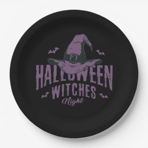 ハロウィン “Witches Night” ペーパープレート
