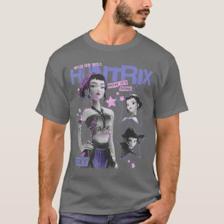 ハロウィン Zoey ビンテージ Y2K スタイルポスター レトロ フリーズ Tシャツ