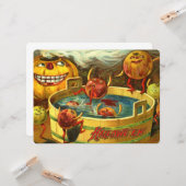 ハロウィンAppleの振れること カード (正面/裏面インサイチュ)