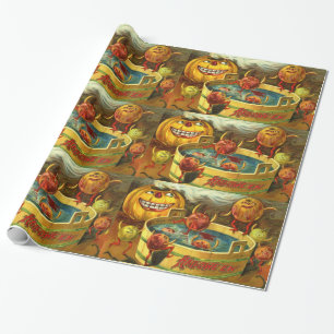 ハロウィンAppleの振れること ラッピングペーパー