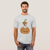 ハロウィンBasenji Tシャツ (正面フル)