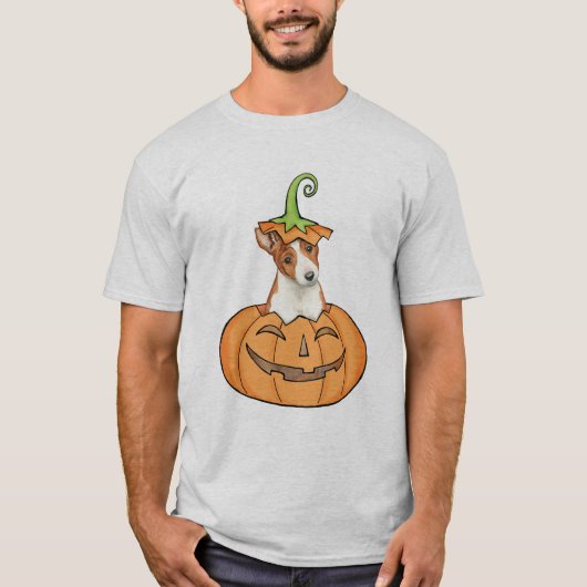 ハロウィンBasenji Tシャツ (正面)