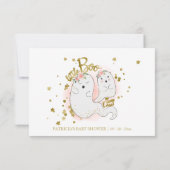 ハロウィンBoyベビーシャワーアドバイスカード 招待状 (裏面)