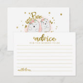 ハロウィンBoyベビーシャワーアドバイスカード 招待状 (正面/裏面)