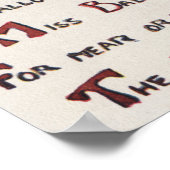 ハロウィンGreetingAppleヘッド ポスター (角)