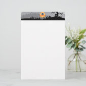 ハロウィンHallowigglesの文房具 便箋 (スタンド正面)