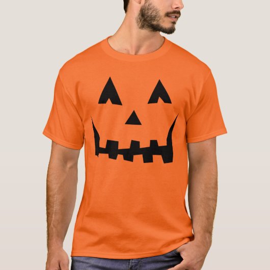 ハロウィンjackolanternハロウィーンのカボチャのちょうちんの衣裳 tシャツ (正面)