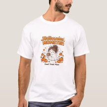 ハロウィンMOMSTEP Tシャツ - 死ぬほど疲れたママ幽霊コーヒー