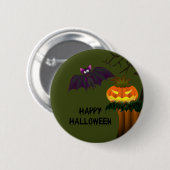 ハロウィンPin 缶バッジ (正面&裏面)
