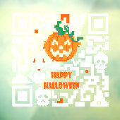 ハロウィンQRコード ウィンドウサイン (シート3)
