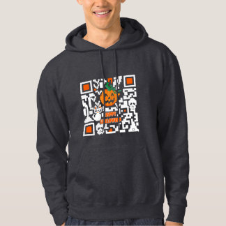 ハロウィンQRコード パーカ