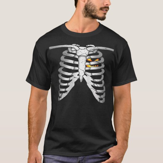 ハロウィンRibcage Tシャツ (正面)