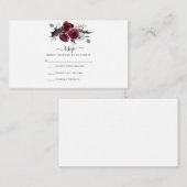 ハロウィンRSVPカード エンクロージャーカード (正面/裏面)