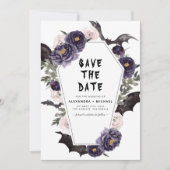 ハロウィンSave the Date Gothic 結婚's セーブザデート (正面)