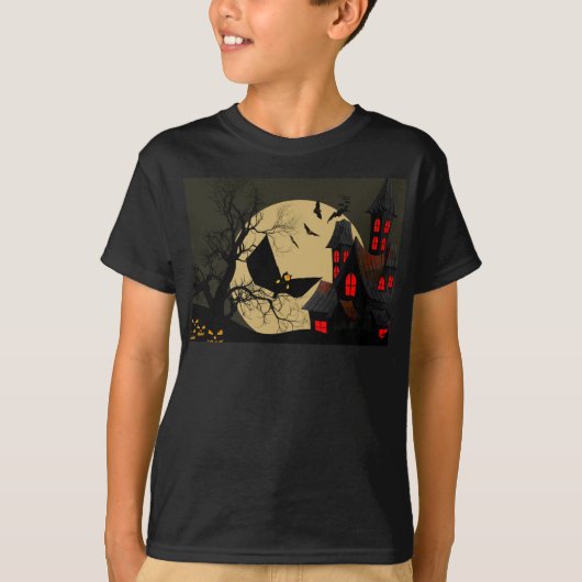 ハロウィンTシャツの面白いデザイン Tシャツ (正面)